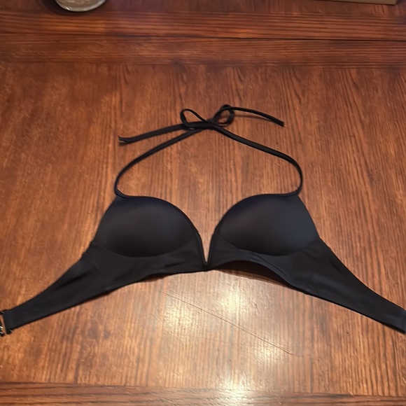 Pink Victoria’s Secret Padded Halter Swim Top Bikini - Picture 3 of 10